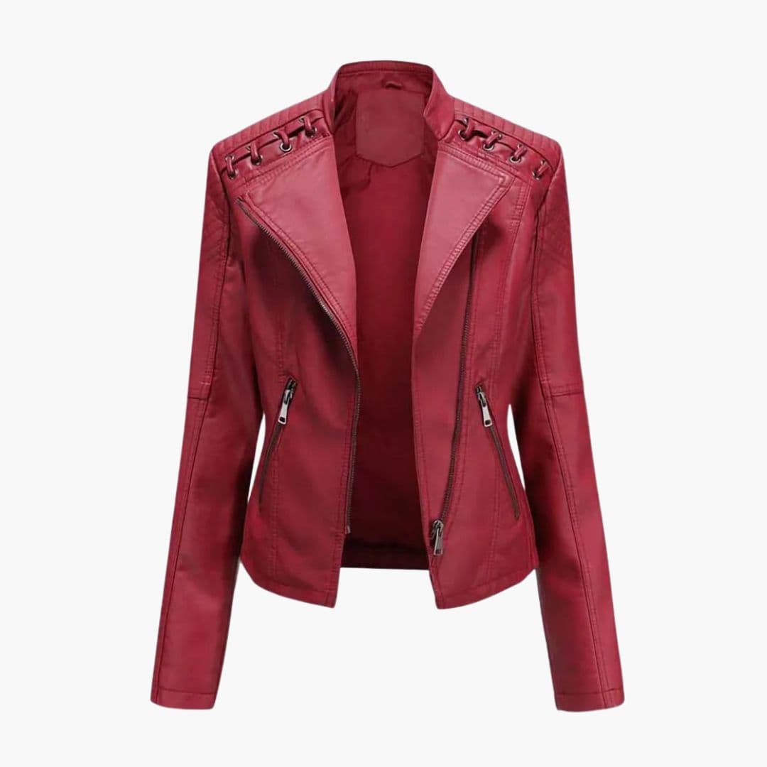 Veste femme avec épaules matelassées