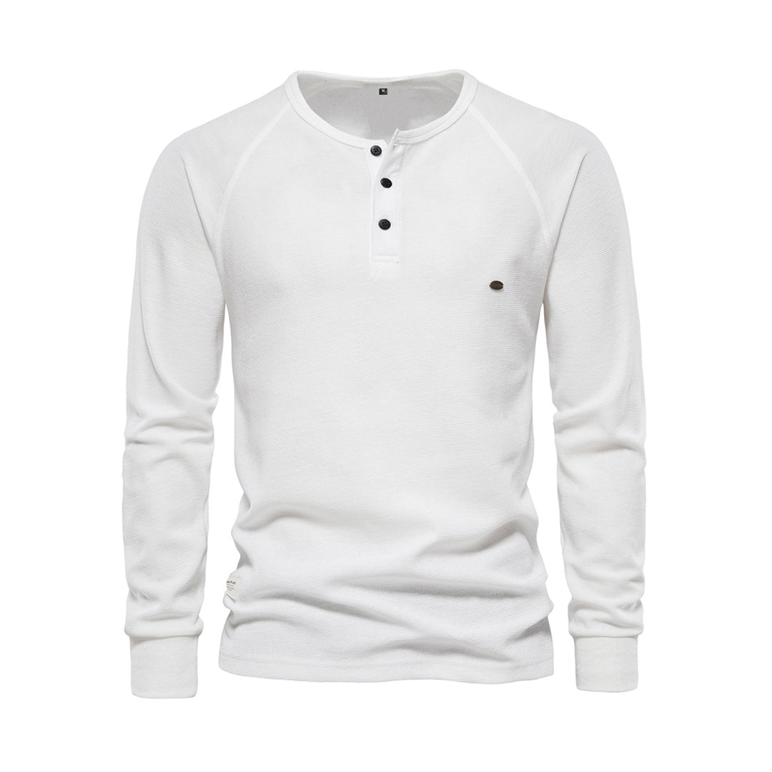 Chemise Gable pour homme à manches longues et motif texturé