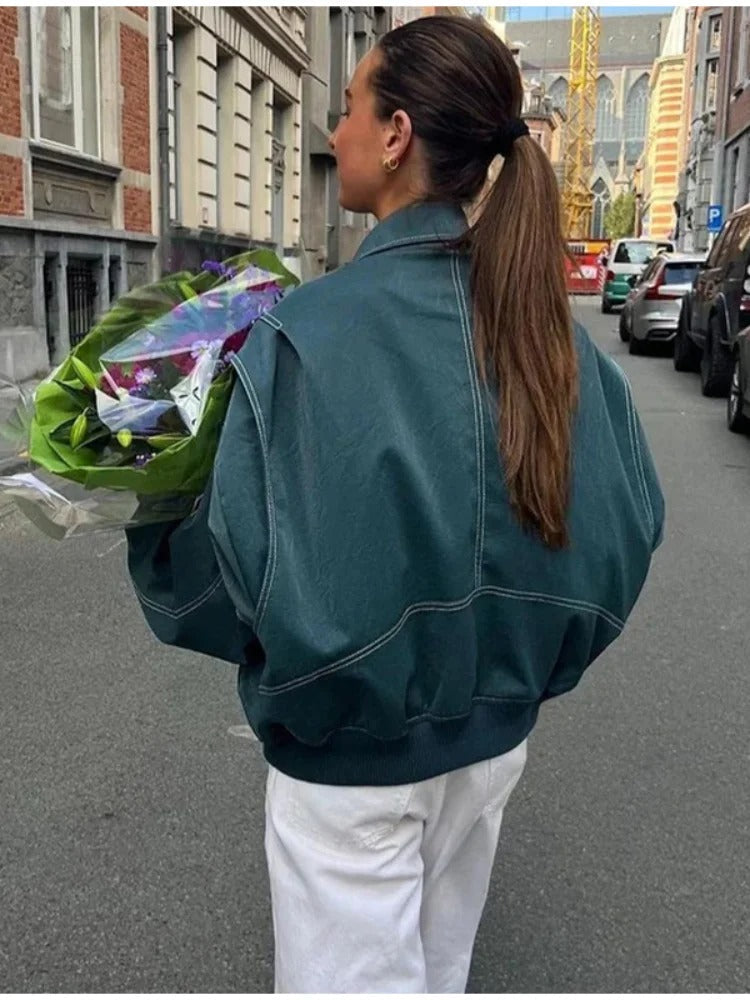 Veste Femme Oversize Tendance | Style Moderne et Élégance Décontractée