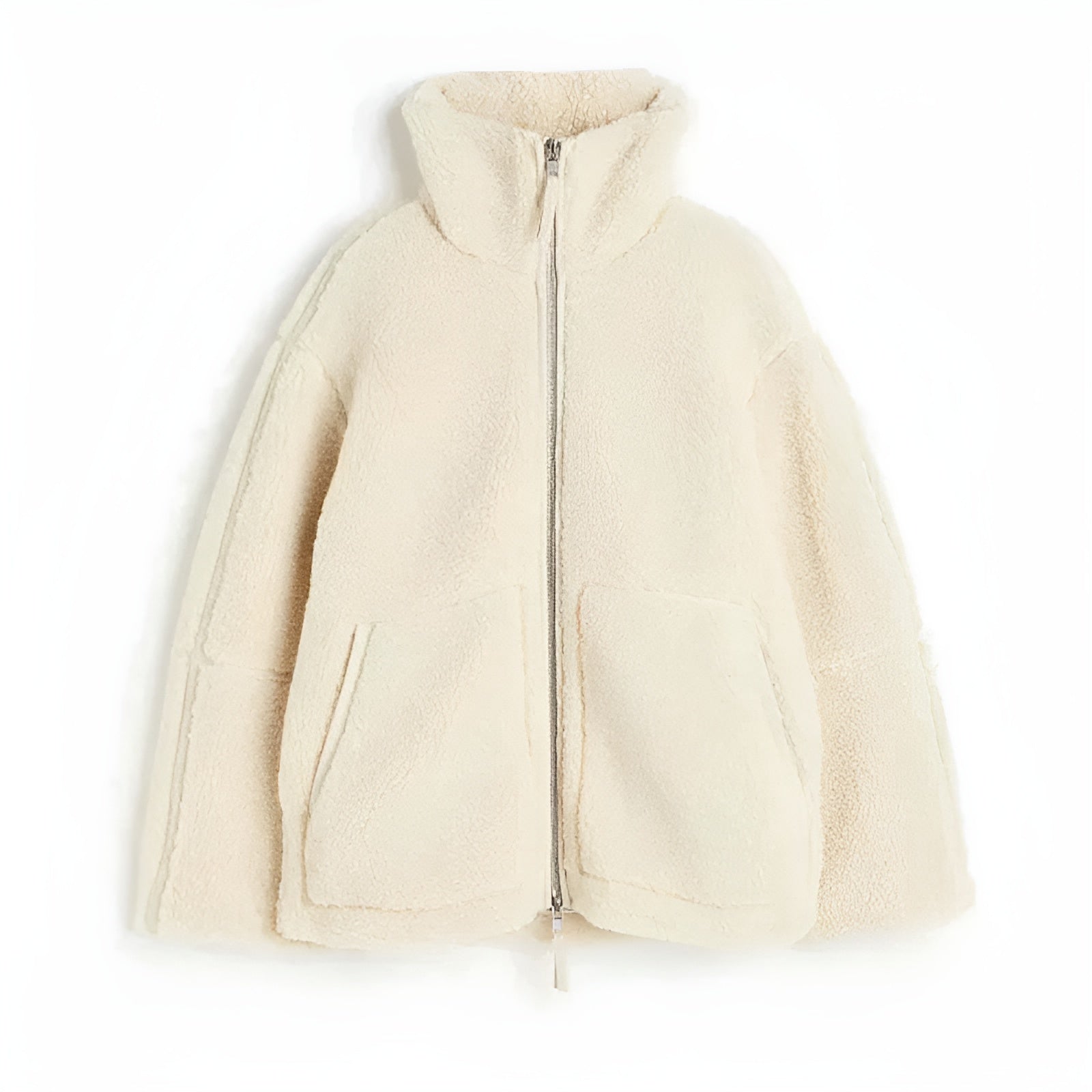 Veste polaire femme style teddy | Douce, chaude et idéale pour les journées fraîches