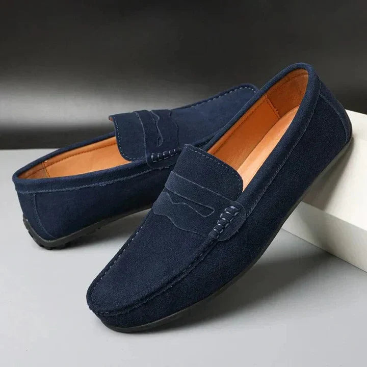 Mocassins slip-on pour homme – Chaussures sans lacets confortables à semelle souple