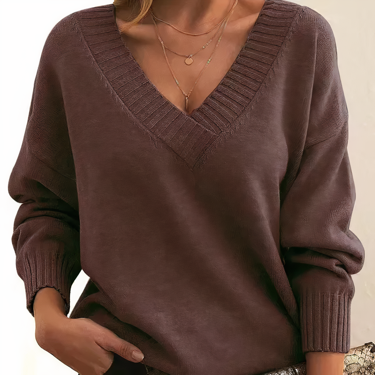Pull femme | Coupe régulière, style intemporel | Chaleur douce automne hiver