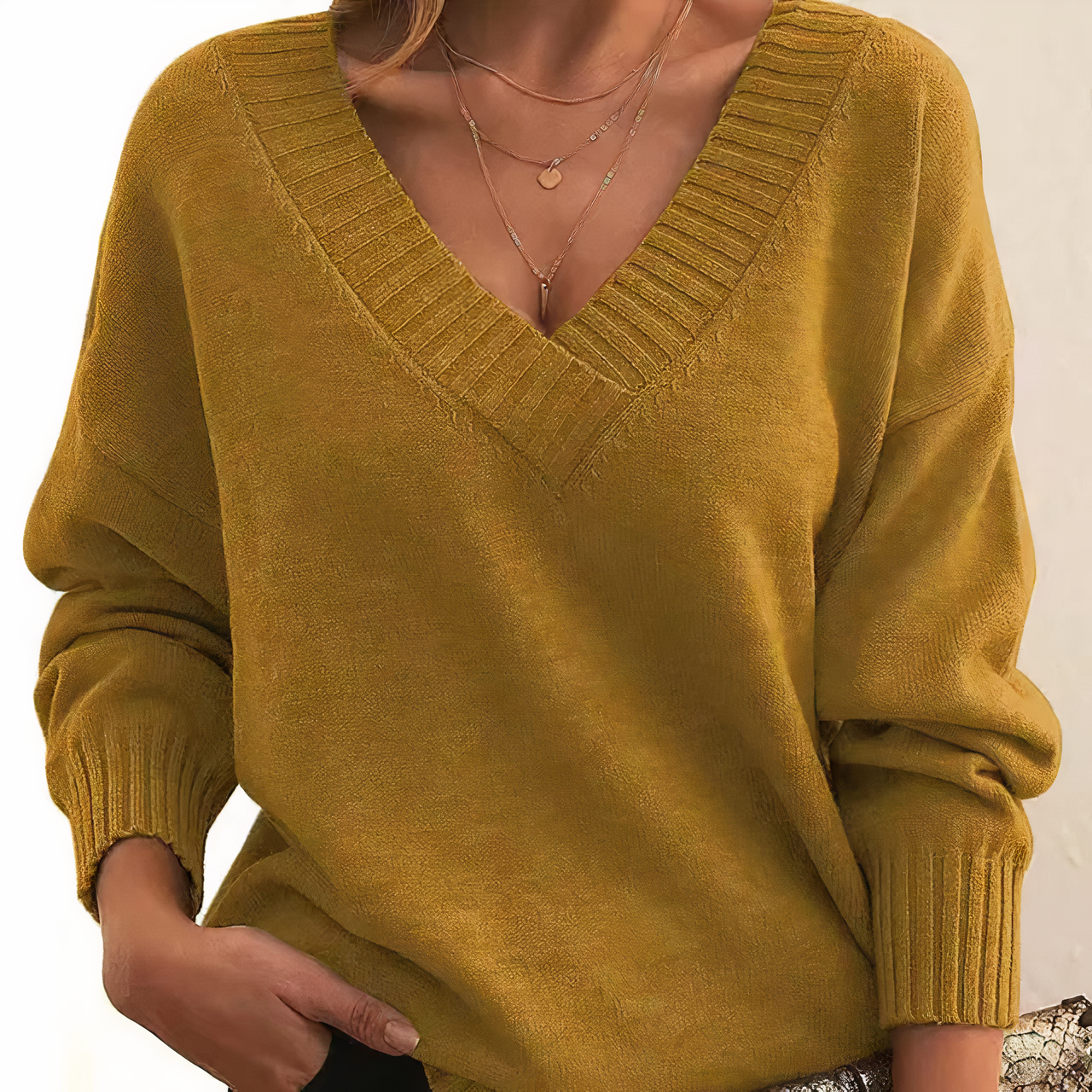 Pull femme | Coupe régulière, style intemporel | Chaleur douce automne hiver