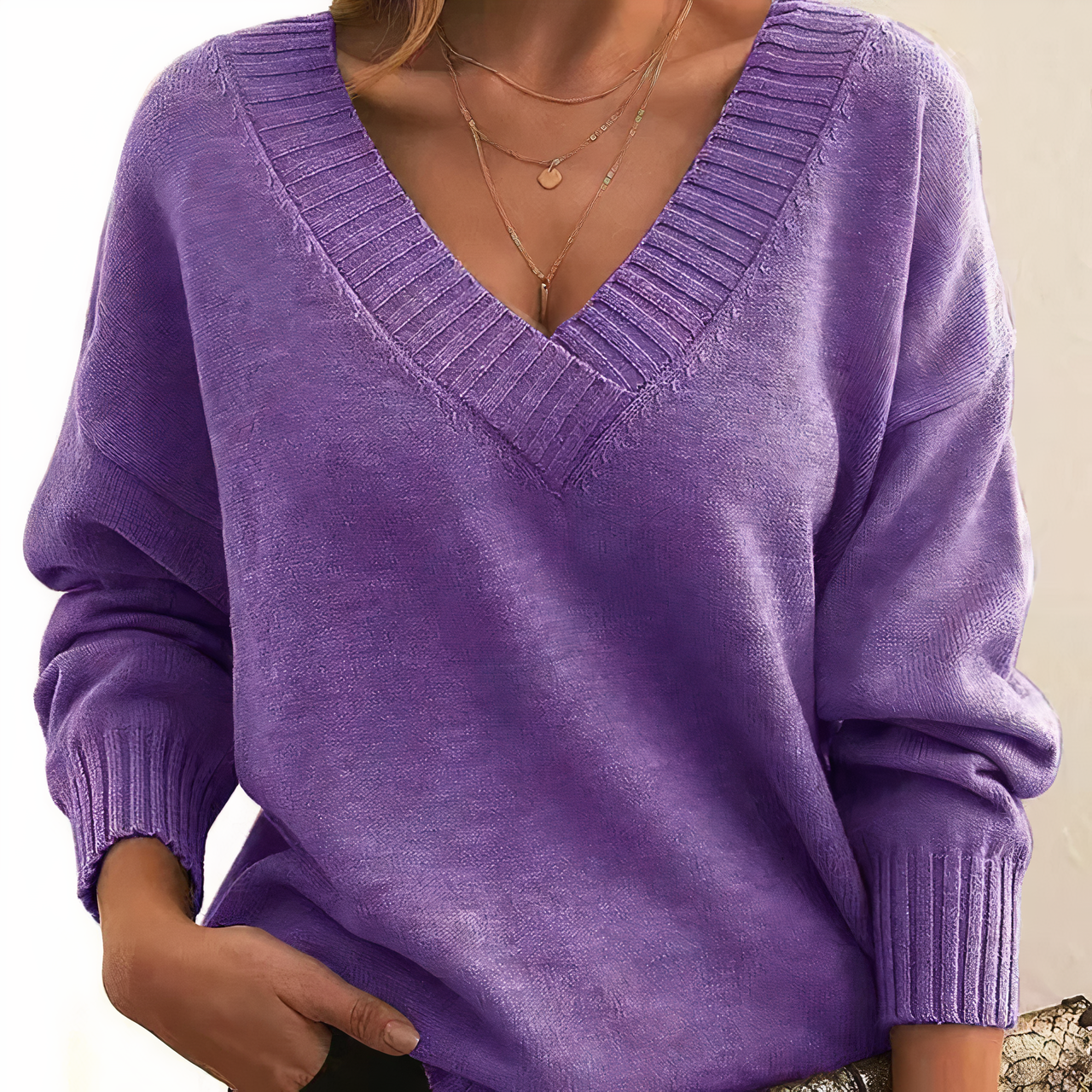 Pull femme | Coupe régulière, style intemporel | Chaleur douce automne hiver