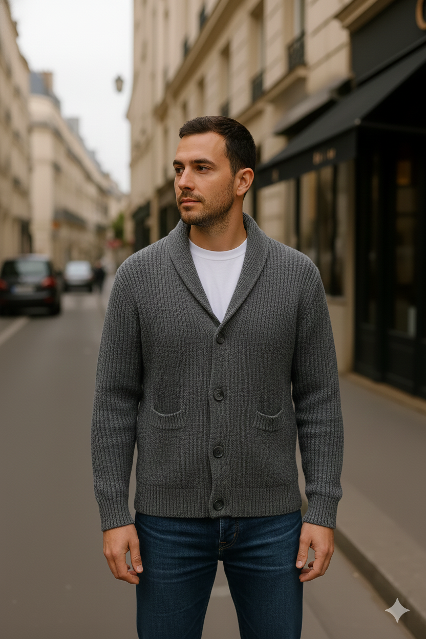 Cardigan hommes