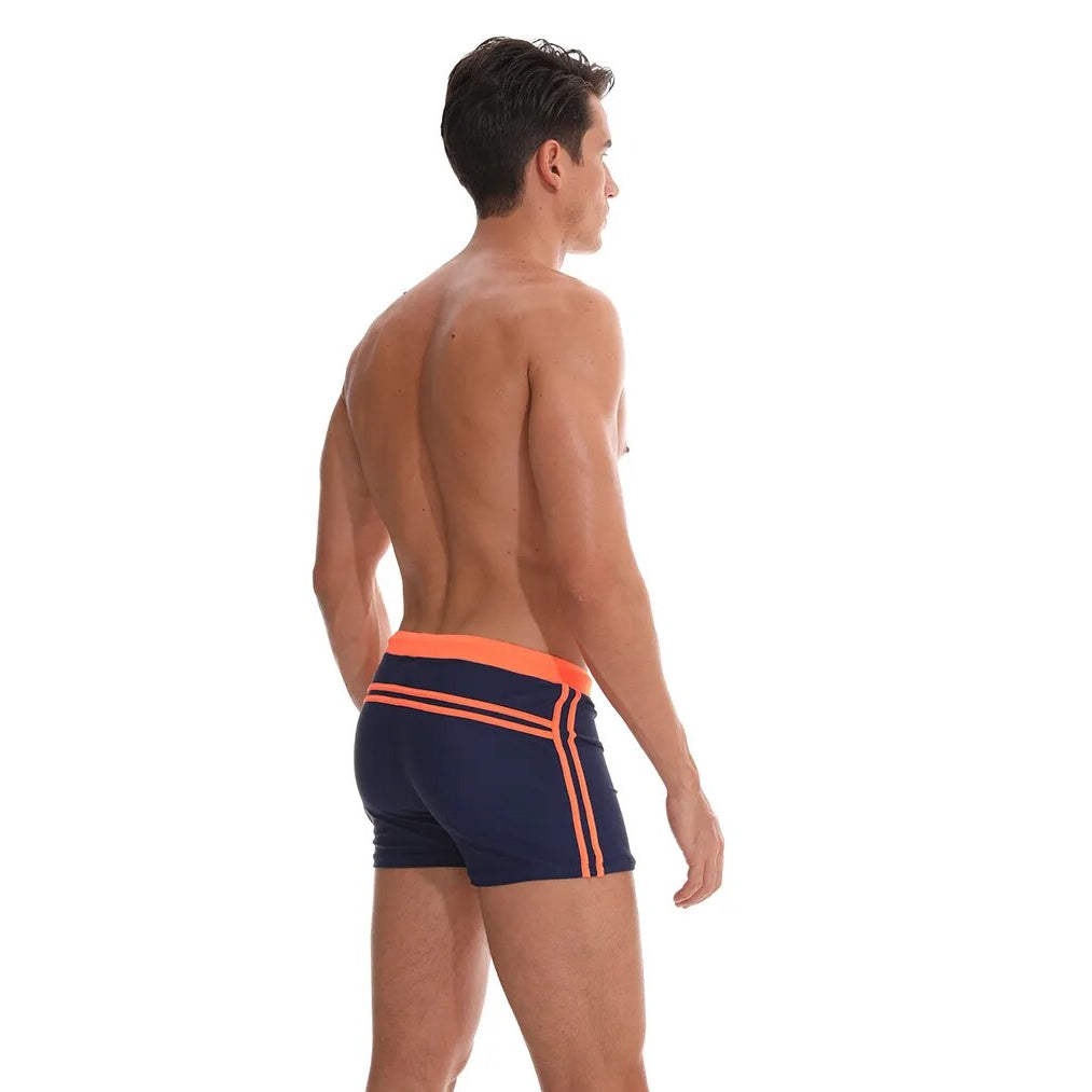 Maillot de Bain Homme Ajusté en Tissu Résistant au Chlore