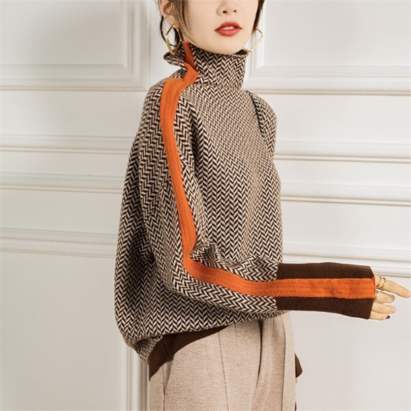 Pull Femme Rayé Polyvalent | Confort Quotidien et Style Intemporel