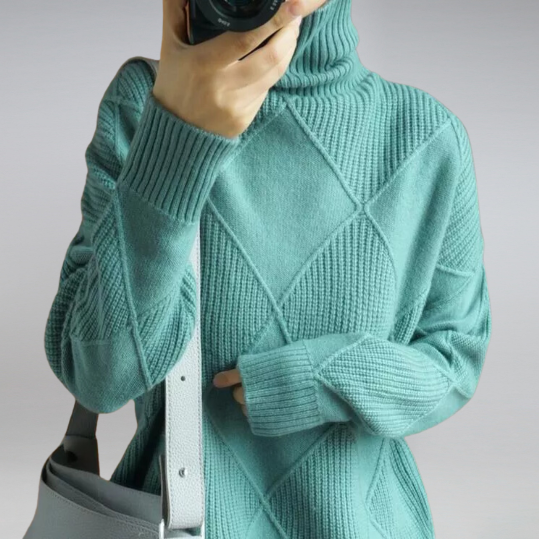 Pull Femme Col Roulé Hiver | Coupe Confortable Et Style Intemporel