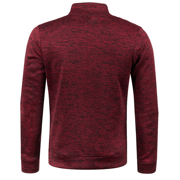 Veste zippée homme | Manches longues, col montant | Style épuré, plusieurs coloris, tailles M à 5XL