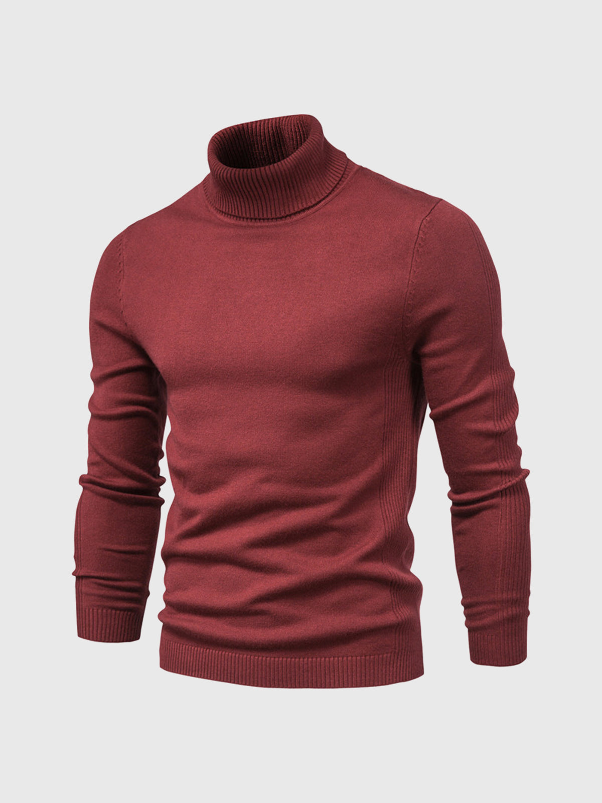 Pull Col Roulé Homme | Lavable En Machine | Coupe Classique | Confort Quotidien