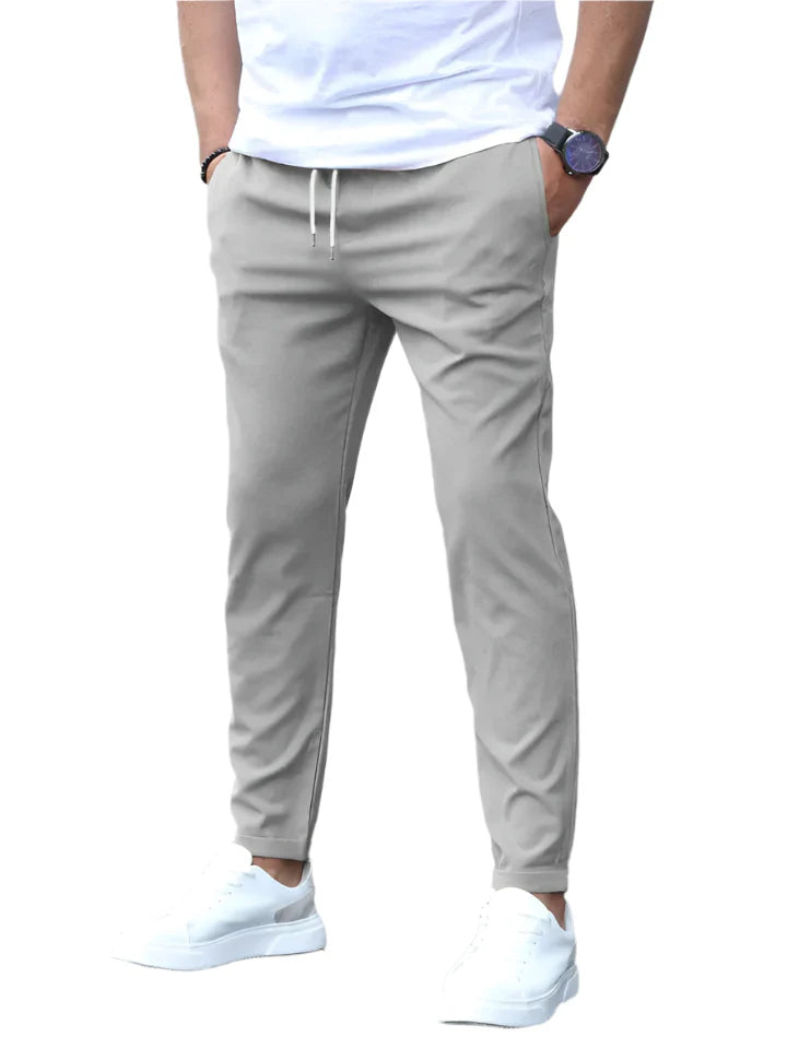 Pantalon homme slim | Coupe moderne, poches latérales et arrière | Style polyvalent casual ou semi formel