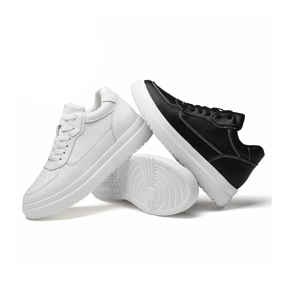 Baskets homme rehaussées Elevated Slim | 6 cm / 8 cm / 10 cm de rehausse | Lacets, semelle antidérapante