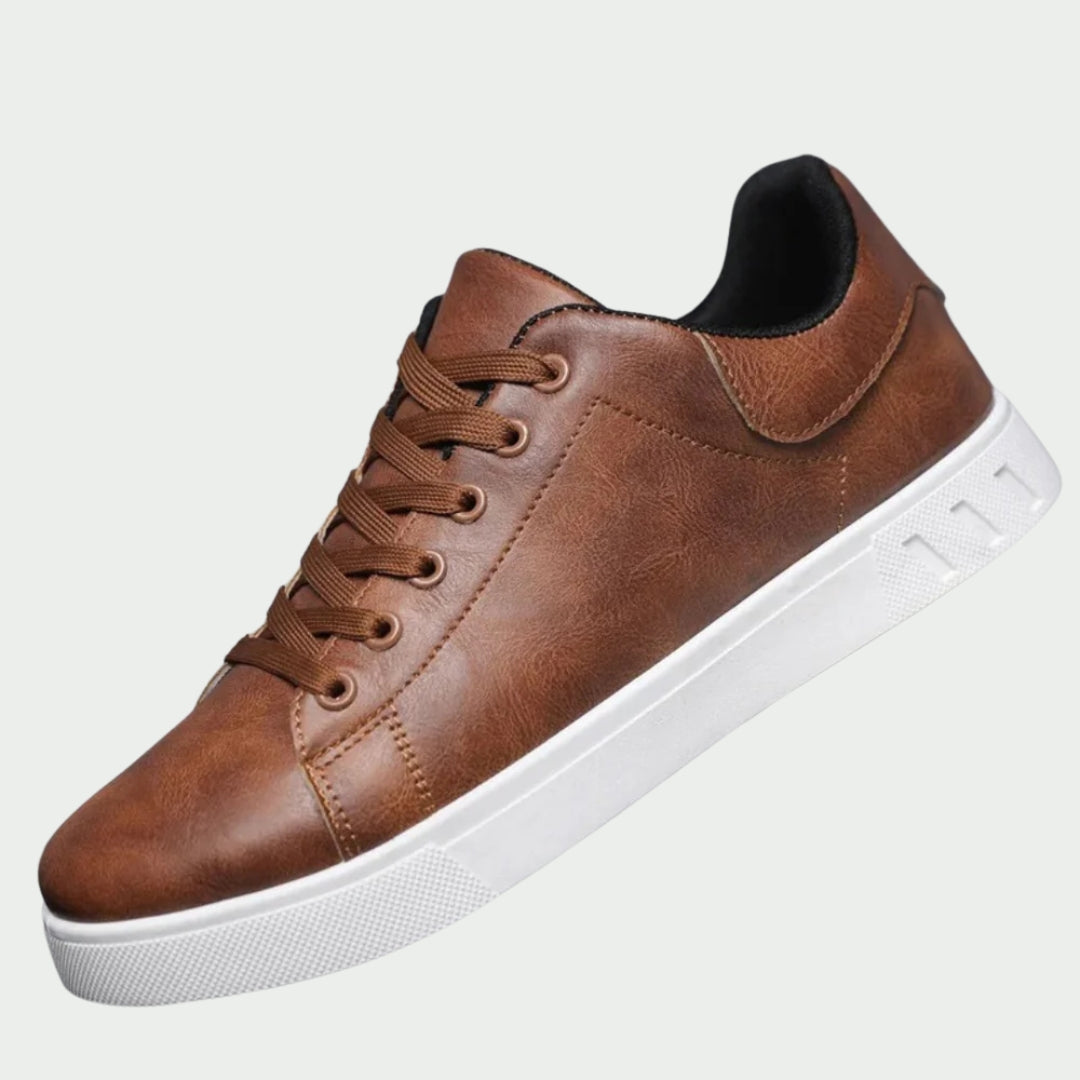 Baskets homme à lacets | Semelle amortissante antidérapante | Coupe basse confortable, style classique
