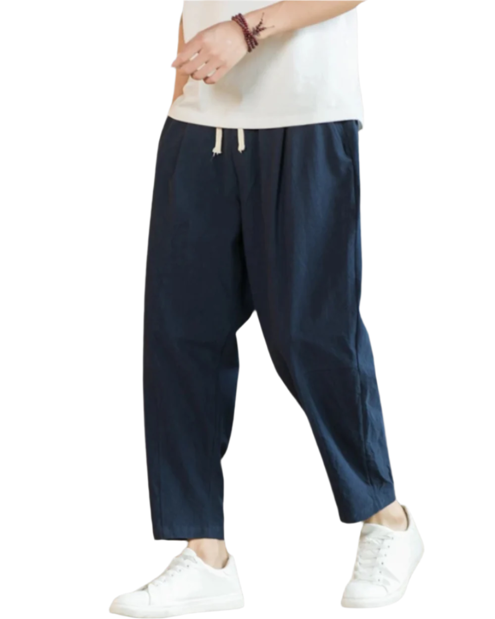 Pantalon homme coupe droite ajustée | Poches latérales et arrière | Confort respirant toute l’année