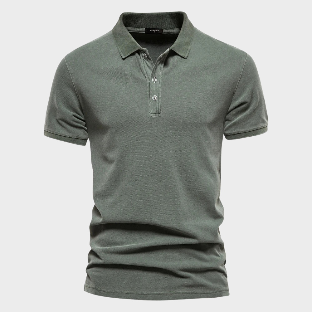 Polo homme | col classique, manches courtes, style casual chic