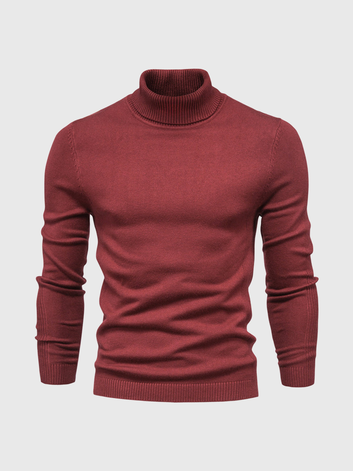 Pull Col Roulé Homme | Lavable En Machine | Coupe Classique | Confort Quotidien