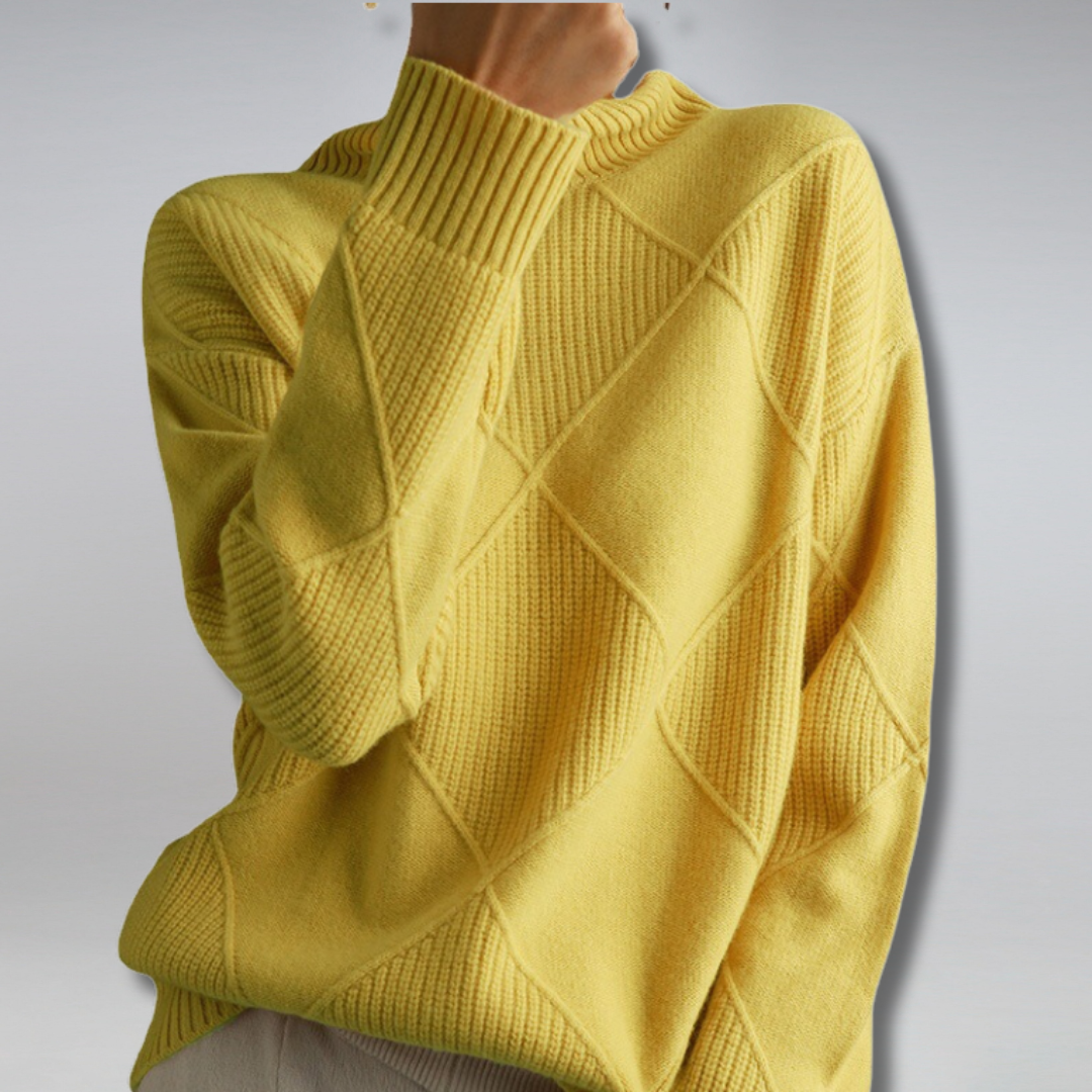Pull Col Roulé Femme Élégance Intemporelle | Chaleur Douillette Hiver