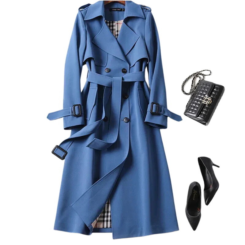 Manteau Femme Élégant Double Boutonnage | Style Chic et Polyvalent