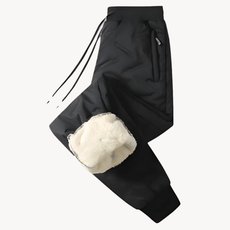 Pantalon thermique unisexe | Déperlant avec doublure isolante | Confort chaud pour l’hiver et activités extérieures