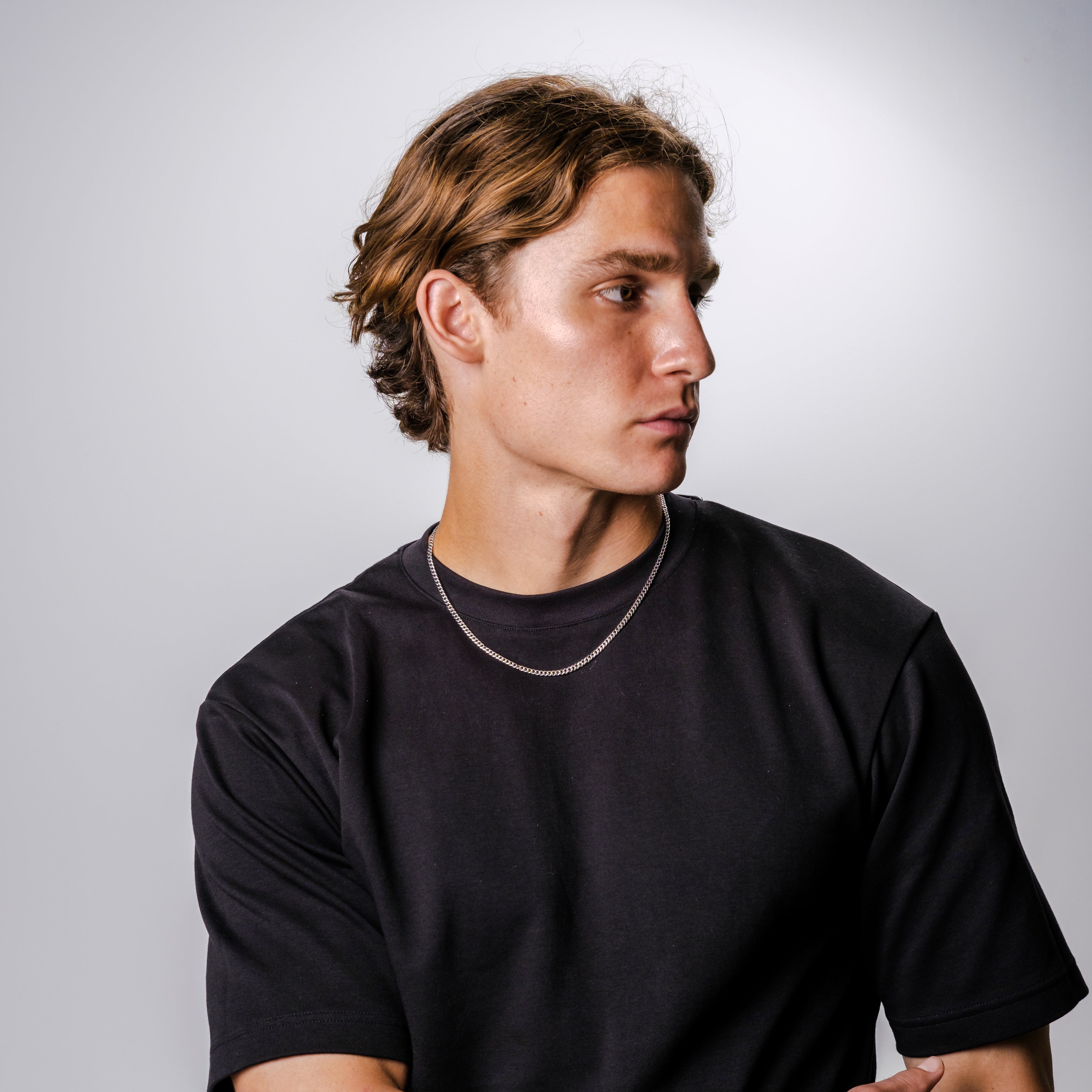 Chaîne cubaine homme 3mm argent | Style minimaliste et finition haut de gamme