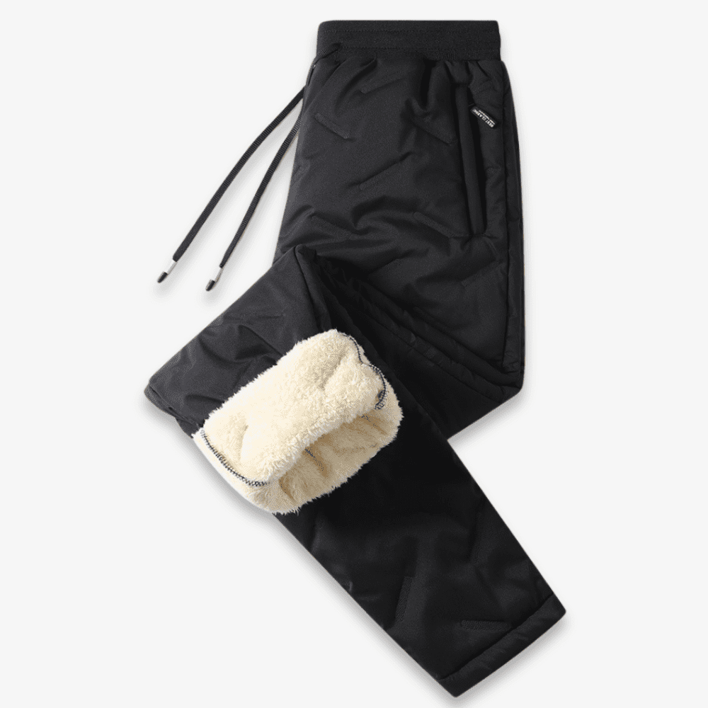 Pantalon thermique unisexe | Déperlant avec doublure isolante | Confort chaud pour l’hiver et activités extérieures
