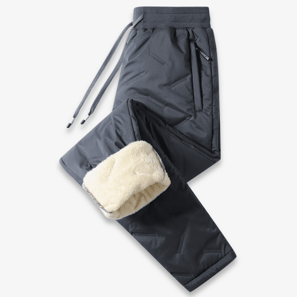 Pantalon thermique unisexe | Déperlant avec doublure isolante | Confort chaud pour l’hiver et activités extérieures