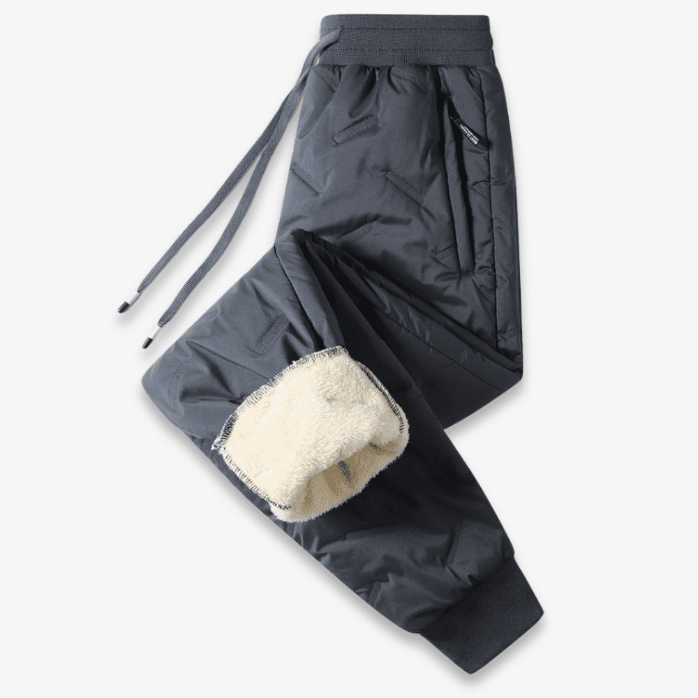Pantalon thermique unisexe | Déperlant avec doublure isolante | Confort chaud pour l’hiver et activités extérieures