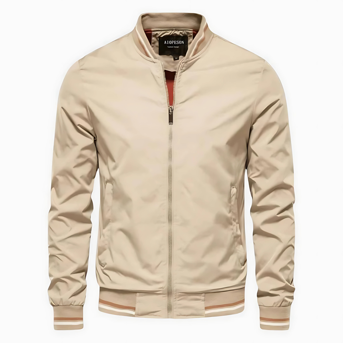 Veste coupe vent homme Lenoir | Zip intégral et col montant | Tissu déperlant respirant, 5 coloris, tailles S à 5XL