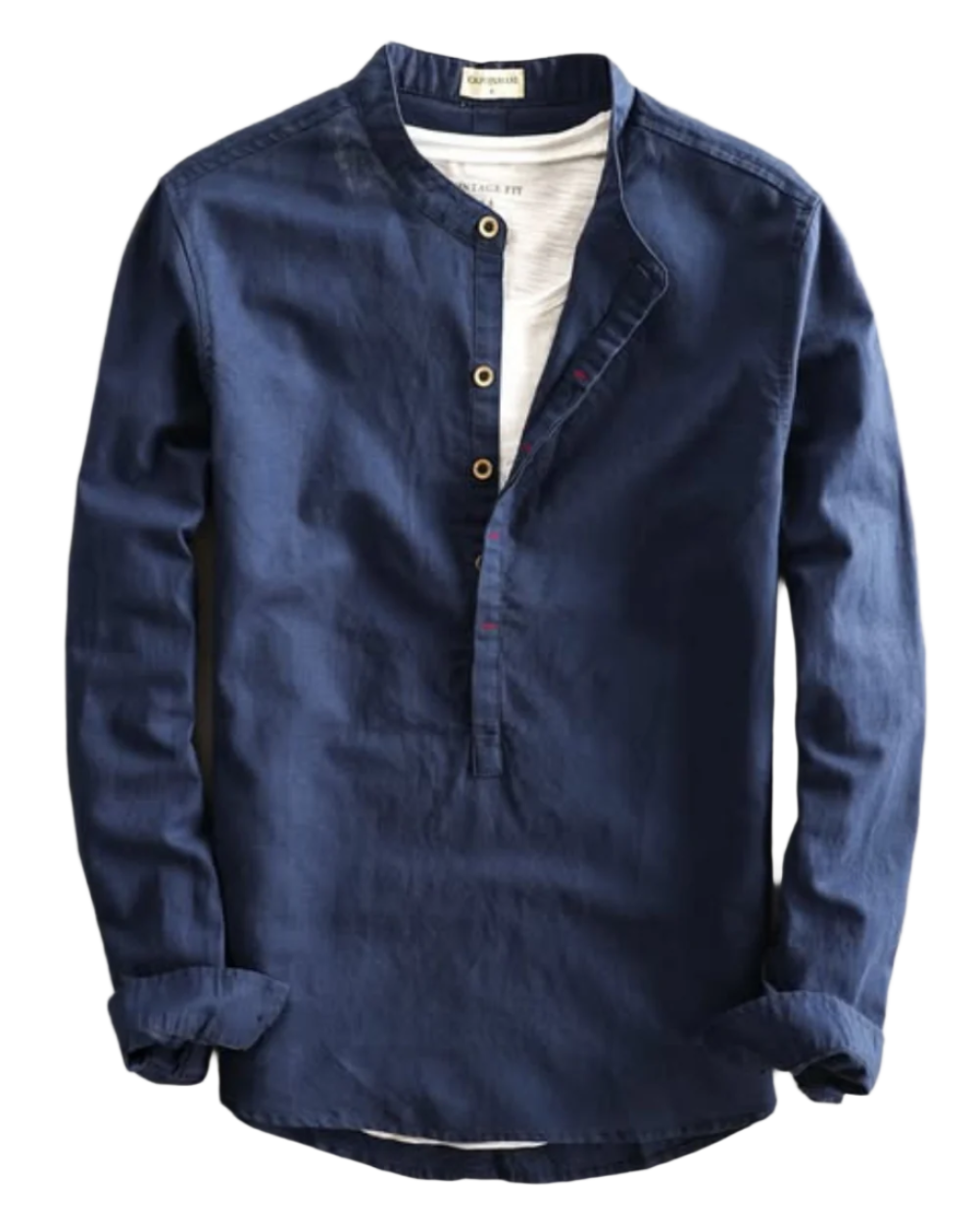 Chemise homme manches longues | Coupe ajustée, col classique | Boutonnage intégral, style polyvalent