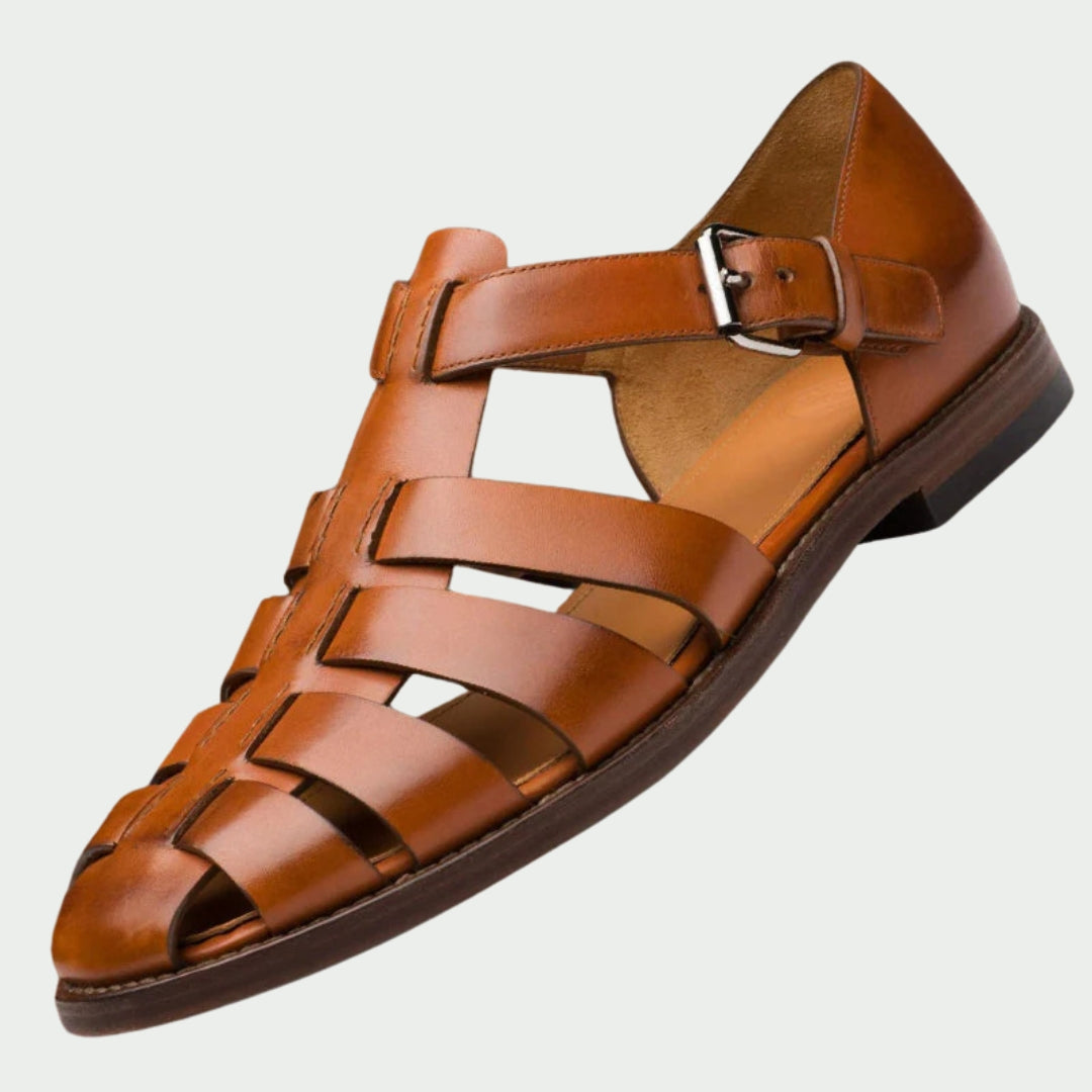 Sandales homme | Brides réglables avec boucles | Semelle antidérapante, confort de marche, pointures 38 à 48