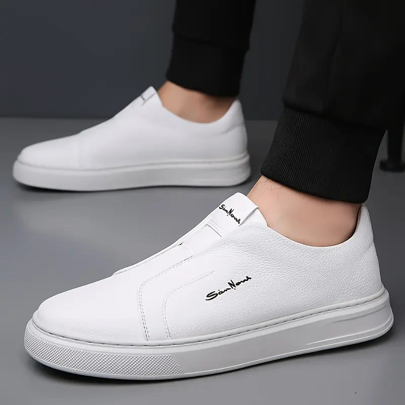 Chaussures homme à enfiler | Sans lacets, semelle antidérapante | Style minimaliste, confort quotidien