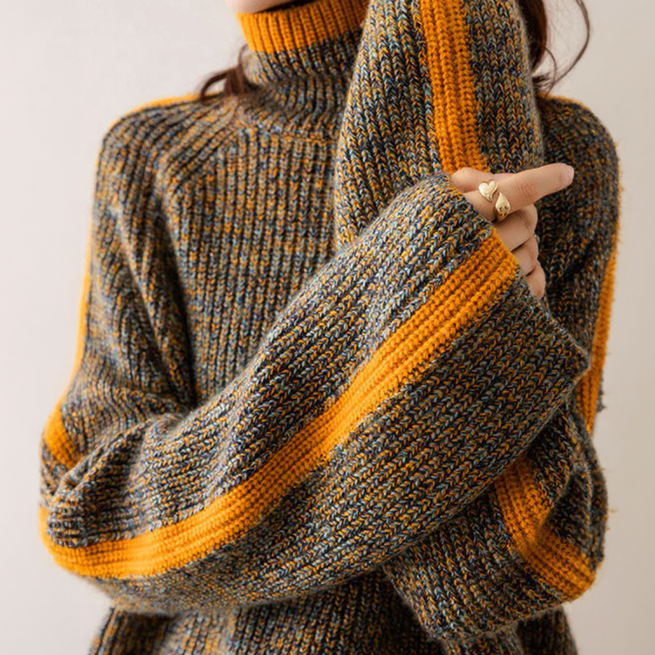 Pull Col Roulé Femme Élégant | Confort Douillet et Style Intemporel