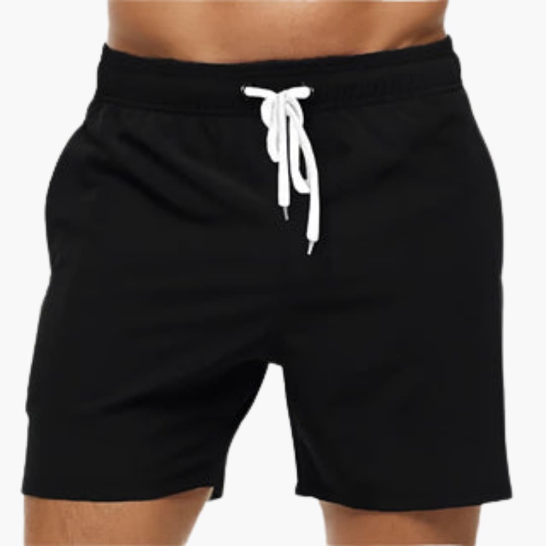 Short de bain pour homme en tissu à séchage rapide