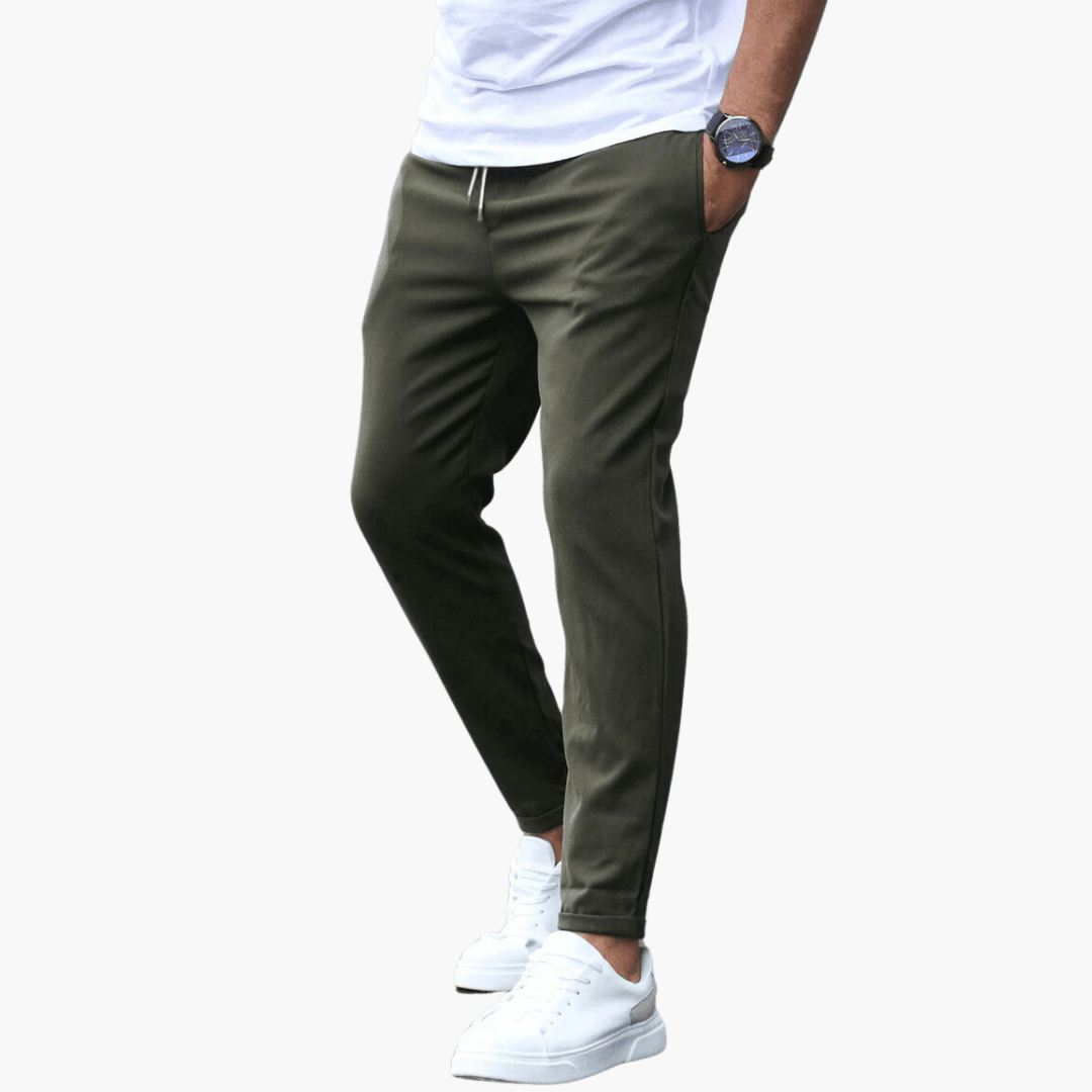Pantalon stretch décontracté pour homme
