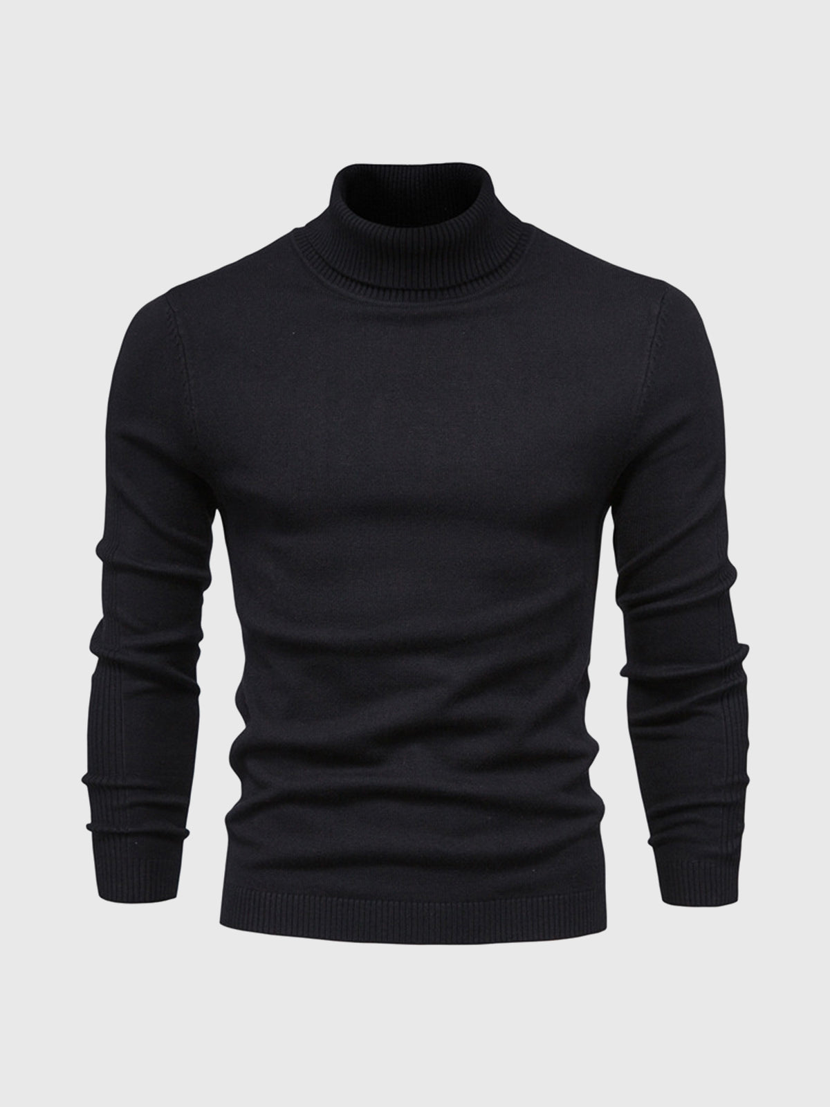 Pull Col Roulé Homme | Lavable En Machine | Coupe Classique | Confort Quotidien