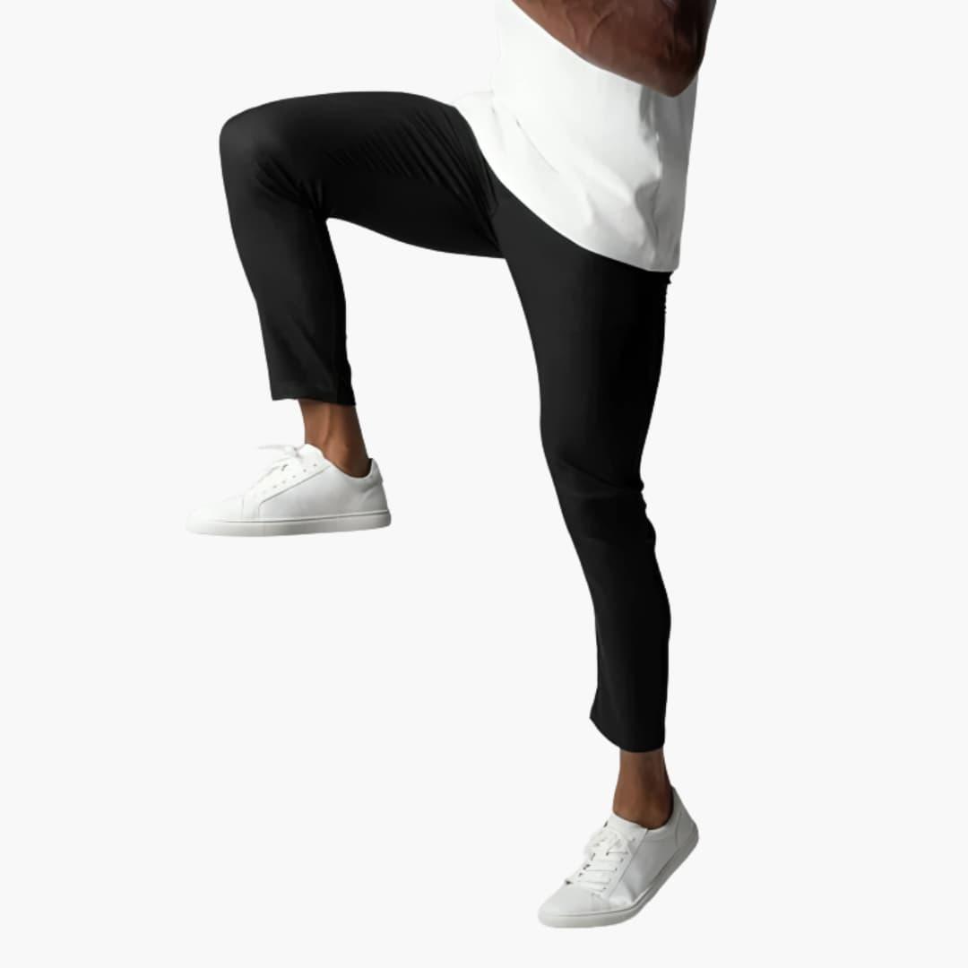Pantalon chino homme stretch coupe ajustée taille moyenne poches obliques