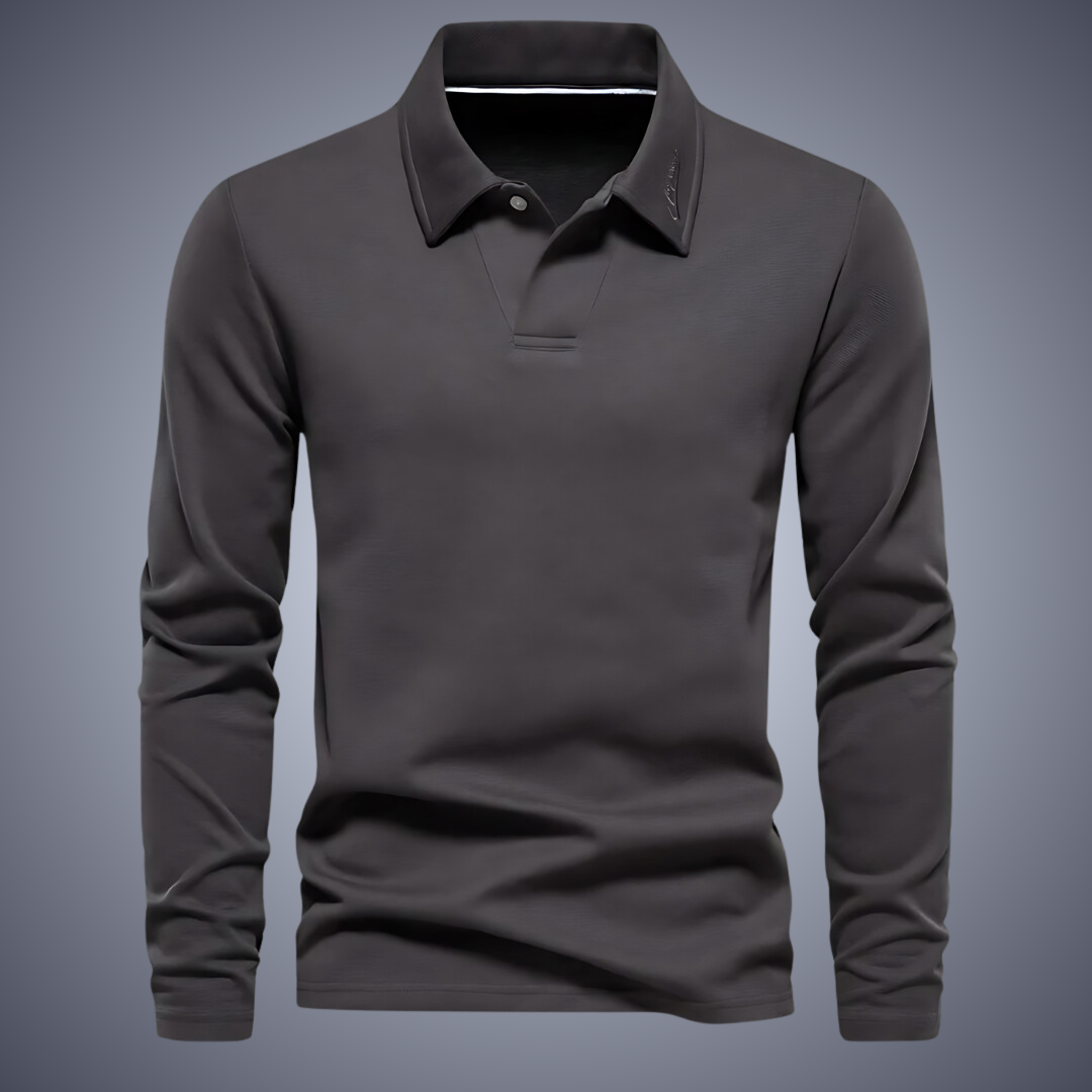 Polo Homme Chic Et Décontracté – Haut Polyvalent À Coupe Ajustée Et Col Classique