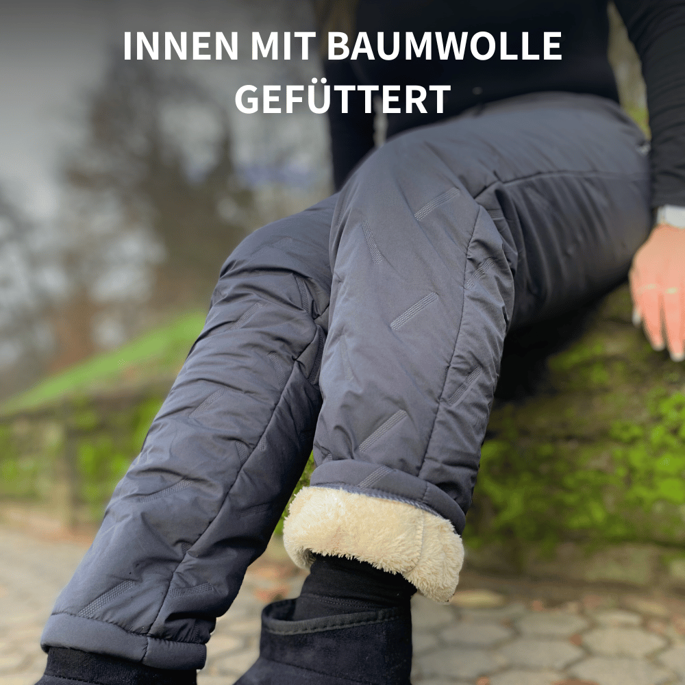 Pantalon thermique unisexe | Déperlant avec doublure isolante | Confort chaud pour l’hiver et activités extérieures