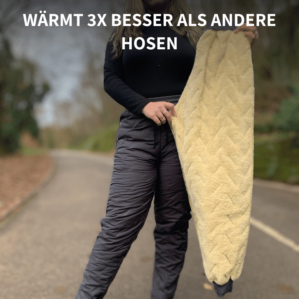 Pantalon thermique unisexe | Déperlant avec doublure isolante | Confort chaud pour l’hiver et activités extérieures