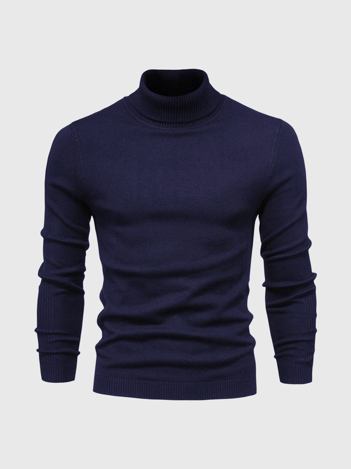 Pull Col Roulé Homme | Lavable En Machine | Coupe Classique | Confort Quotidien