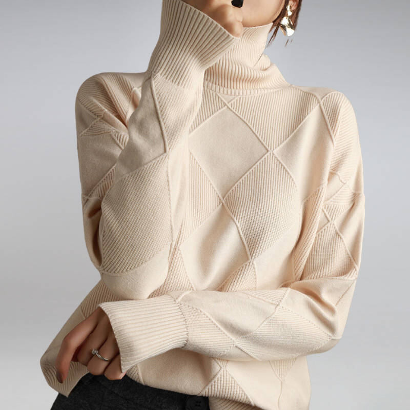 Pull Femme Col Roulé Hiver | Coupe Confortable Et Style Intemporel