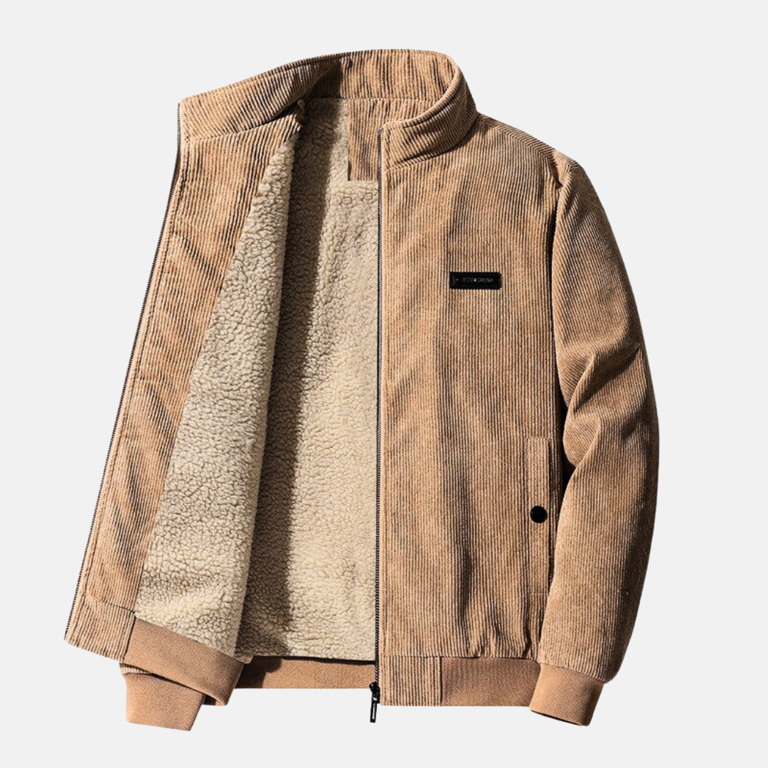 Veste Rétro Homme En Velours Côtelé | Style Intemporel Et Polyvalent