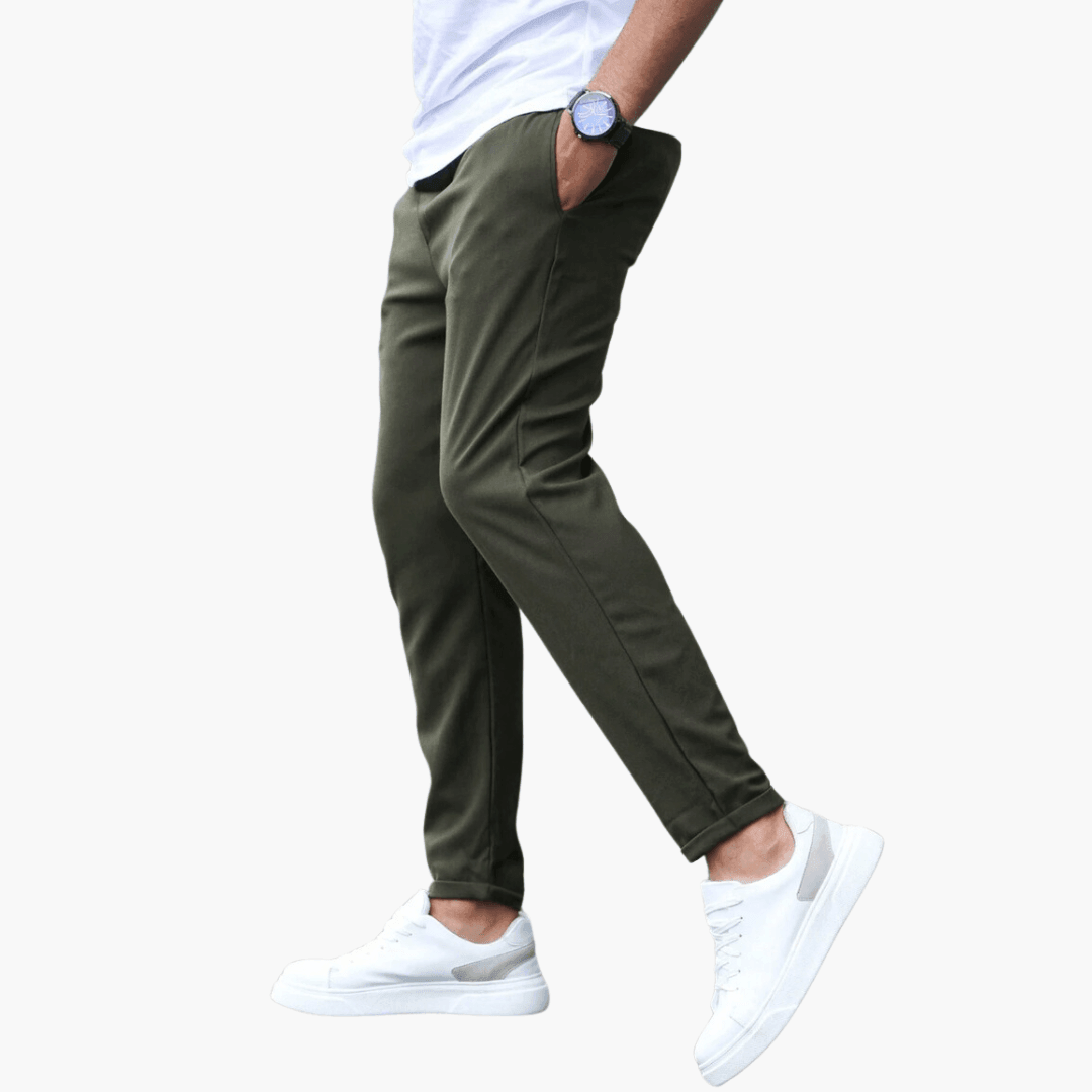 Pantalon stretch décontracté pour homme