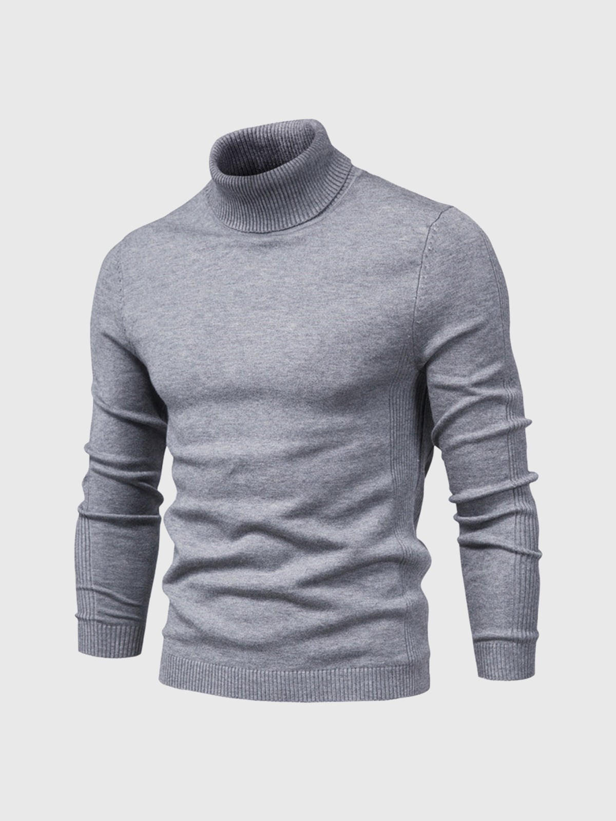 Pull Col Roulé Homme | Lavable En Machine | Coupe Classique | Confort Quotidien