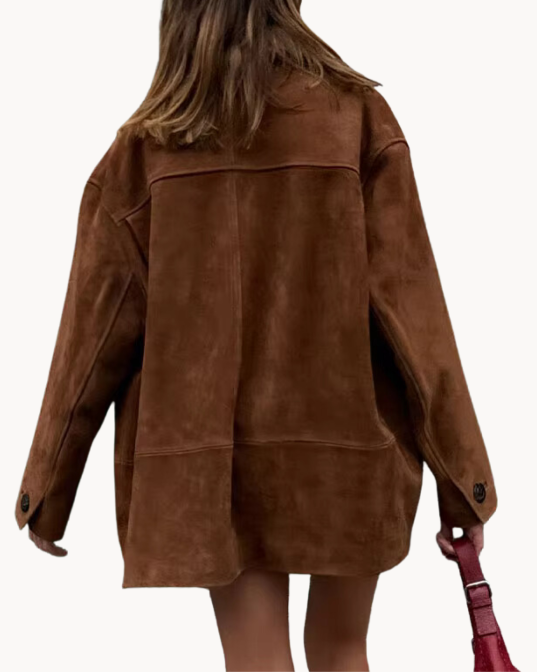 Blazer femme camel | Coupe droite élégante | Mi-saison, style chic décontracté
