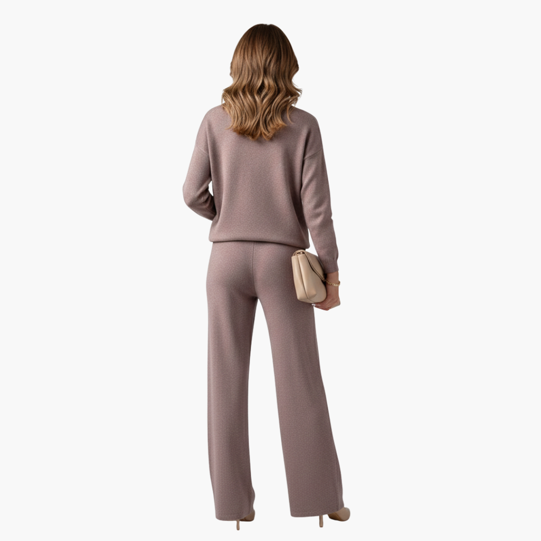 Completo donna due pezzi con collo alto