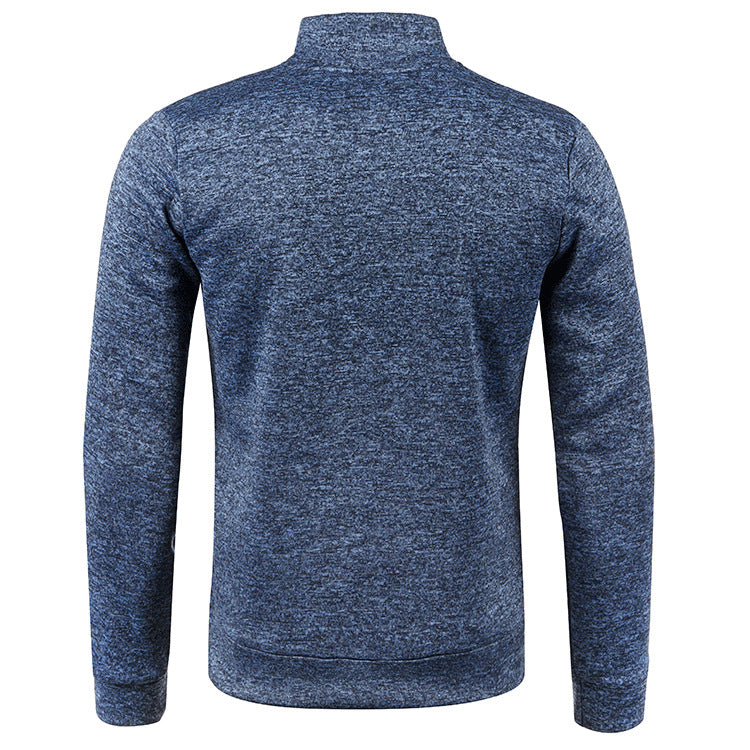 Veste zippée homme | Manches longues, col montant | Style épuré, plusieurs coloris, tailles M à 5XL