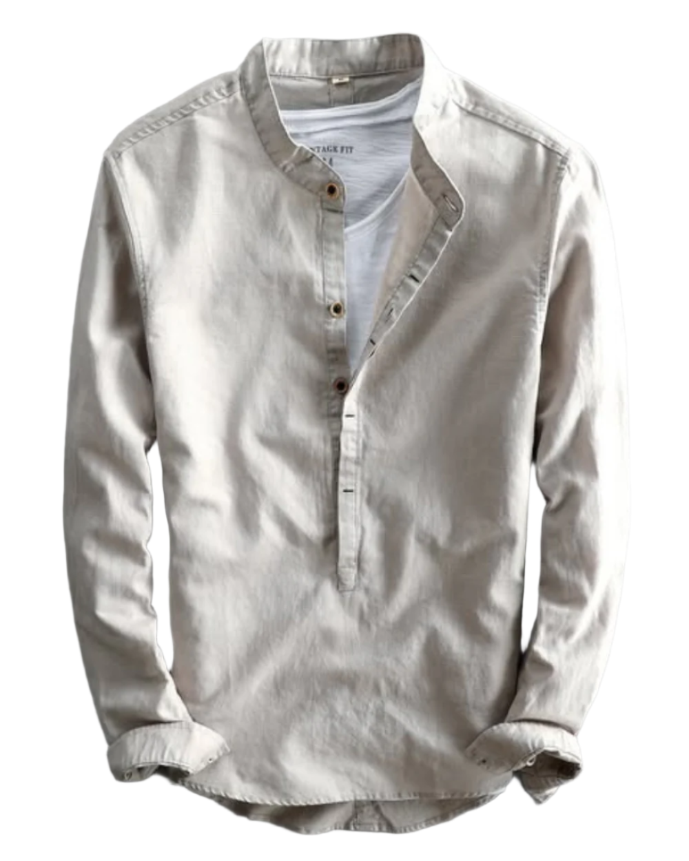 Chemise homme manches longues | Coupe ajustée, col classique | Boutonnage intégral, style polyvalent