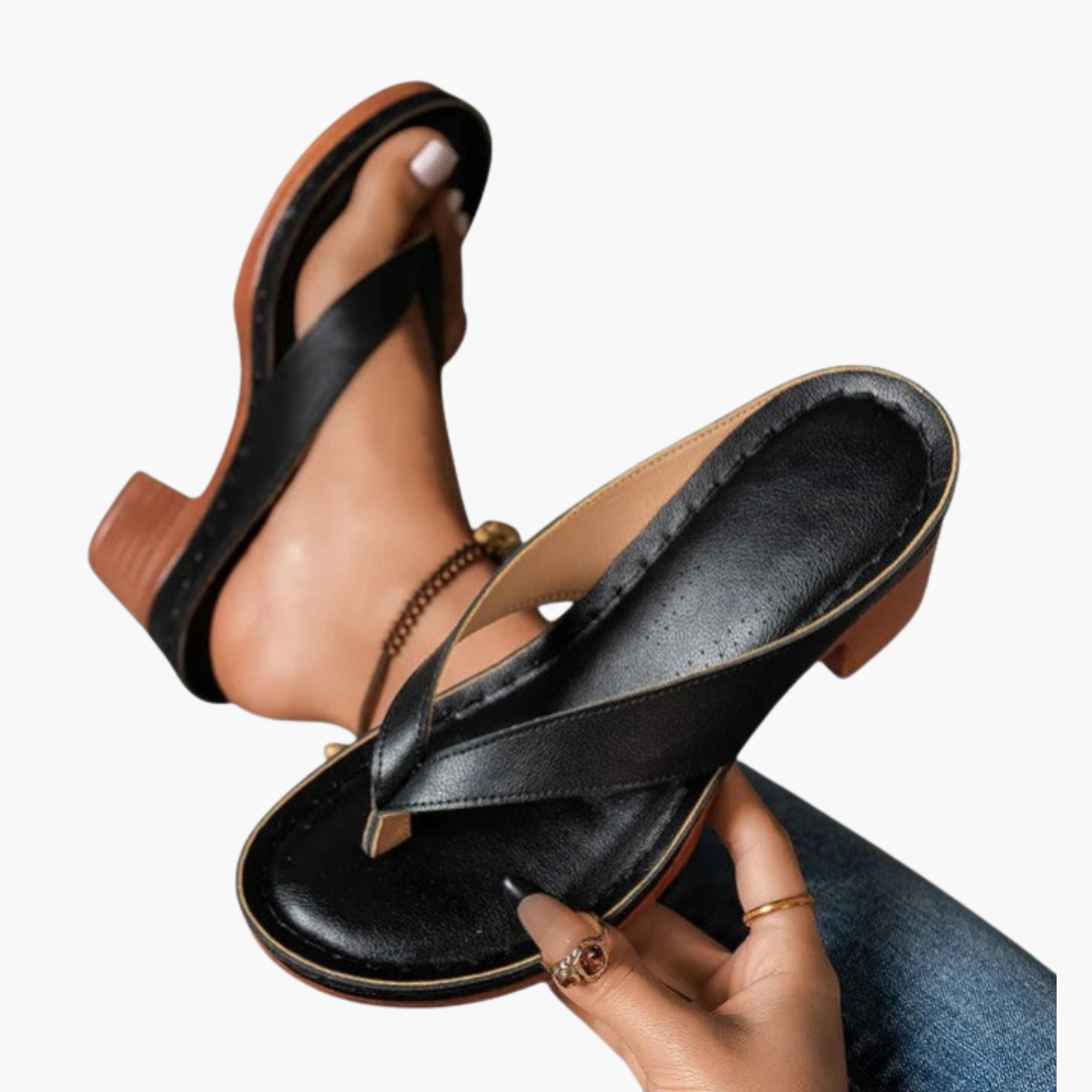 Femmes Sandales avec talon bloc et semelle plateforme