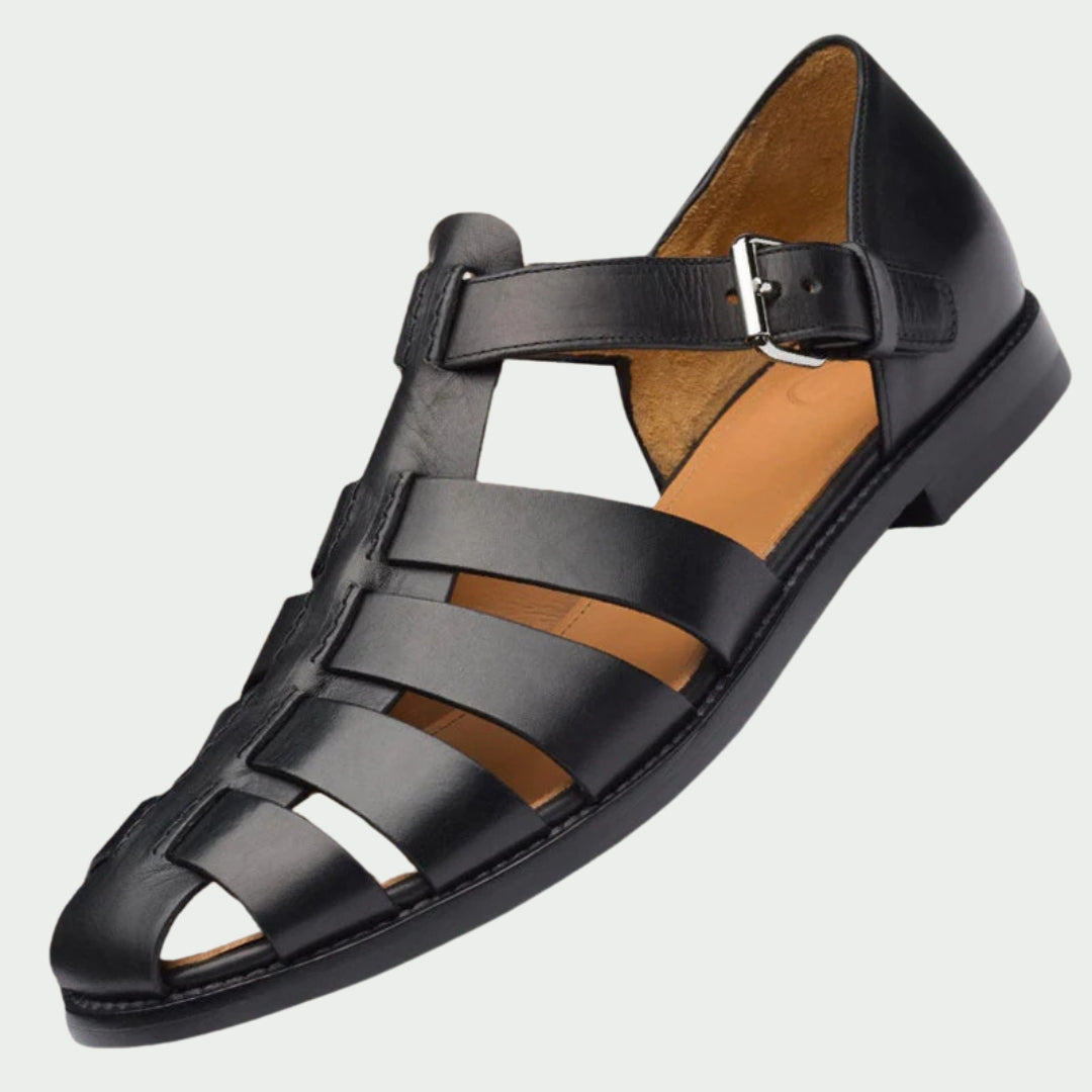 Sandales homme | Brides réglables avec boucles | Semelle antidérapante, confort de marche, pointures 38 à 48